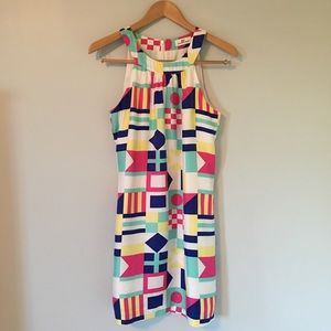 Nautical Flags Silk Dress